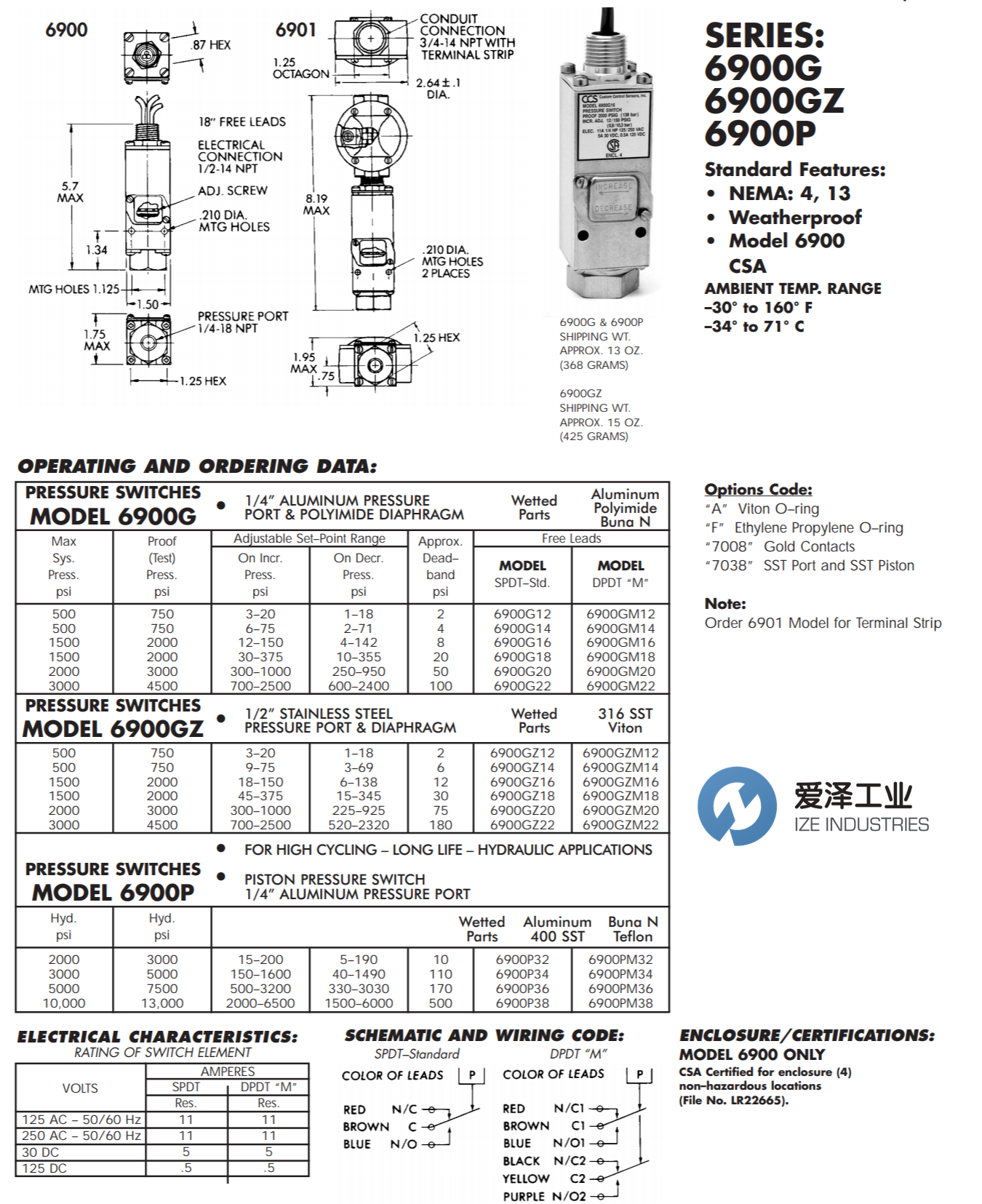 CCS傳感器6900P系列 愛(ài)澤工業(yè) izeindustries.png CCS傳感器6900P系列 愛(ài)澤工業(yè) izeindustries.png