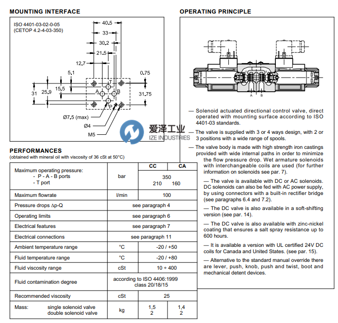 DUPLOMATIC換向閥DS3系列 愛澤工業(yè) izeindustries.png DUPLOMATIC換向閥DS3系列 愛澤工業(yè) izeindustries.png